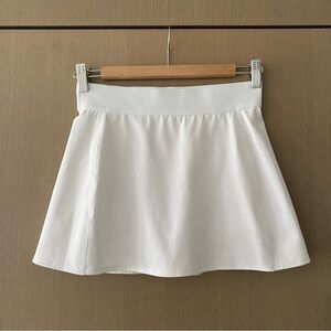Aritzia Tna Court Mini Skirt white